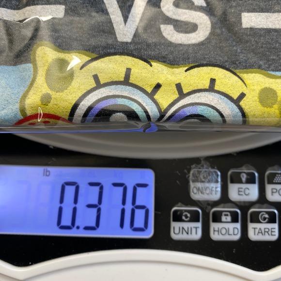 SpongeBob SquarePants T-Shirt Mens Large Gray Monday vs Friday Graphic Tee Humor - Picture 6 of 6